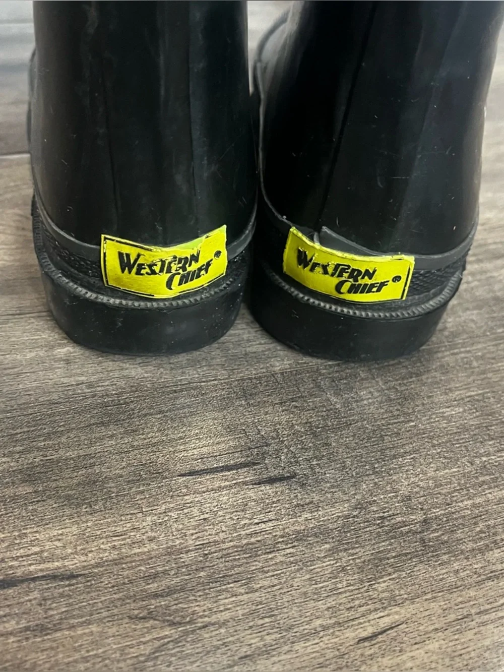 Western Chief Kids Rain Boots Size 11 Kids Toddler Fire Chief 2 Black